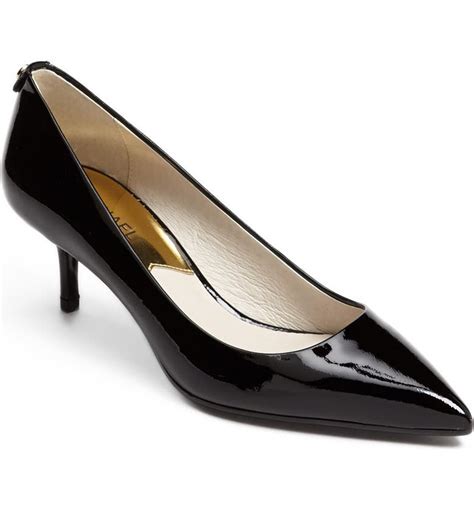 michael kors black pumps nordstrom rack|Michael Kors kitten heel pump.